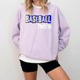 Custom Hustle Tball Tee Ball Womens Baseball Mom Comfort Colors Sweatshirt Crimson