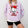 Cute Dripping Baseball Lover Valentines Day Boys Kids Comfort Colors Sweatshirt Crimson Cute Dripping Baseball Lover Valentines Day Boys Kids Comfort Colors Sweatshirt Crimson