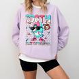 Dabbing Drippy 100th Days Of School Baseball Ice Cream Drip Comfort Colors Sweatshirt Crimson Dabbing Drippy 100th Days Of School Baseball Ice Cream Drip Comfort Colors Sweatshirt Crimson