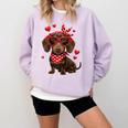 Dachshund Valentines Day Wiener Dog Lover Weenie Heart Raglan Baseball Tee Comfort Colors Sweatshirt Crimson Dachshund Valentines Day Wiener Dog Lover Weenie Heart Raglan Baseball Tee Comfort Colors Sweatshirt Crimson