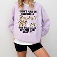 I Didn't Plan On Becoming a Baseball Mom Baseball Comfort Colors Sweatshirt Crimson I Didn't Plan On Becoming a Baseball Mom Baseball Comfort Colors Sweatshirt Crimson
