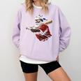 Dominican Republic Santa Christmas Baseball Beisbol Comfort Colors Sweatshirt Crimson Dominican Republic Santa Christmas Baseball Beisbol Comfort Colors Sweatshirt Crimson