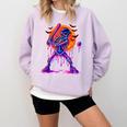 Drip Skeleton Batting Baseball Halloween Comfort Colors Sweatshirt Crimson Drip Skeleton Batting Baseball Halloween Comfort Colors Sweatshirt Crimson