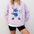 Dripping Drip Baseball Rabbit Bunny Easter Men Boy Kid Comfort Colors Sweatshirt Crimson Dripping Drip Baseball Rabbit Bunny Easter Men Boy Kid Comfort Colors Sweatshirt Crimson