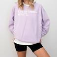 Everything Hurts Baseball Blue Comfort Colors Sweatshirt Crimson