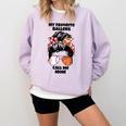 My Favorite Ballers Call Me Mom Basketball Mom Baseball Mom Comfort Colors Sweatshirt Crimson My Favorite Ballers Call Me Mom Basketball Mom Baseball Mom Comfort Colors Sweatshirt Crimson
