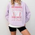 My Favorite Baseball Player Calls Me Mom Proud Baseball Mom Comfort Colors Sweatshirt Crimson My Favorite Baseball Player Calls Me Mom Proud Baseball Mom Comfort Colors Sweatshirt Crimson