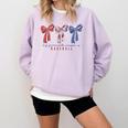 My Favorite Season Is Baseball Coquette Bow Game Day Mom Sis Comfort Colors Sweatshirt Crimson My Favorite Season Is Baseball Coquette Bow Game Day Mom Sis Comfort Colors Sweatshirt Crimson