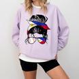 Filipina Baseball Mom Philippines Flag Baseball Girl Comfort Colors Sweatshirt Crimson Filipina Baseball Mom Philippines Flag Baseball Girl Comfort Colors Sweatshirt Crimson