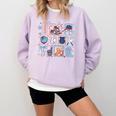 Game Day Baseball Lover Coquette Bow Girl Women Kid Mom Mama Comfort Colors Sweatshirt Crimson Game Day Baseball Lover Coquette Bow Girl Women Kid Mom Mama Comfort Colors Sweatshirt Crimson
