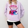 Game Kindergarten Baseball Ice Cream Drip On Back To School Comfort Colors Sweatshirt Crimson Game Kindergarten Baseball Ice Cream Drip On Back To School Comfort Colors Sweatshirt Crimson