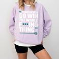 Might As Well Go Win The Whole Thing Baseball Apparel Comfort Colors Sweatshirt Crimson