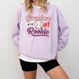 Grandparent Grandma Of The 1 Rookie Baseball Comfort Colors Sweatshirt Crimson Grandparent Grandma Of The 1 Rookie Baseball Comfort Colors Sweatshirt Crimson