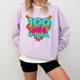 Happy 100 Days Of School Costume Baseball Drip Ice Cream Comfort Colors Sweatshirt Crimson Happy 100 Days Of School Costume Baseball Drip Ice Cream Comfort Colors Sweatshirt Crimson