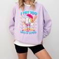 I Hit 100 Days Of School Baseball Ice Cream Drip Comfort Colors Sweatshirt Crimson