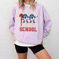 I Hit 100 Days Of School Baseball Kids Boy Teacher 100th Day Comfort Colors Sweatshirt Crimson I Hit 100 Days Of School Baseball Kids Boy Teacher 100th Day Comfort Colors Sweatshirt Crimson
