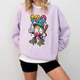 Ice Cream Drip Baseball Party 100 Days Of School Teacher Comfort Colors Sweatshirt Crimson Ice Cream Drip Baseball Party 100 Days Of School Teacher Comfort Colors Sweatshirt Crimson