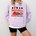I'm A Baseball Mom Of Course I'm Broke Raglan Baseball Tee Comfort Colors Sweatshirt Crimson