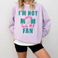 I'm Not Just His Mom I'm His Number One Fan Baseball Mom Comfort Colors Sweatshirt Crimson I'm Not Just His Mom I'm His Number One Fan Baseball Mom Comfort Colors Sweatshirt Crimson