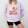 I'm Not Yelling This Is My Baseball Nana Voice Baseball Mom Comfort Colors Sweatshirt Crimson I'm Not Yelling This Is My Baseball Nana Voice Baseball Mom Comfort Colors Sweatshirt Crimson
