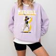 Jackson Merrill San Diego MLB Baseball Player MLBJME201M Comfort Colors Sweatshirt Crimson