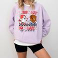 I Just Hit 100 Days Of School Baseball Boy Girl Teacher Comfort Colors Sweatshirt Crimson I Just Hit 100 Days Of School Baseball Boy Girl Teacher Comfort Colors Sweatshirt Crimson