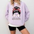 Kinda Busy Raising Ballers Messy Bun Funny Baseball Mom Comfort Colors Sweatshirt Crimson Kinda Busy Raising Ballers Messy Bun Funny Baseball Mom Comfort Colors Sweatshirt Crimson