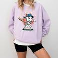 Knock It Outa The Park Baseball Goat Home Run Comfort Colors Sweatshirt Crimson Knock It Outa The Park Baseball Goat Home Run Comfort Colors Sweatshirt Crimson