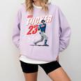 Kyle Tucker Los Angeles D Baseball Players MLBKYT204M Comfort Colors Sweatshirt Crimson Kyle Tucker Los Angeles D Baseball Players MLBKYT204M Comfort Colors Sweatshirt Crimson