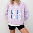 LA Baseball Fan Christmas FA La La Holiday Blue Theme Comfort Colors Sweatshirt Crimson LA Baseball Fan Christmas FA La La Holiday Blue Theme Comfort Colors Sweatshirt Crimson
