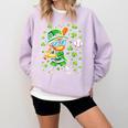 Leprechaun Playing Baseball Happy St Patricks Day Men Boys Comfort Colors Sweatshirt Crimson Leprechaun Playing Baseball Happy St Patricks Day Men Boys Comfort Colors Sweatshirt Crimson