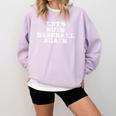 Let's Ruin Baseball Again Premium Tri-Blend Comfort Colors Sweatshirt Crimson Let's Ruin Baseball Again Premium Tri-Blend Comfort Colors Sweatshirt Crimson