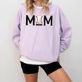 Loud & Proud Baseball Mom Softball Mother Women Mommy Comfort Colors Sweatshirt Crimson