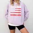 Loud & Proud Baseball Mom Sport Comfort Colors Sweatshirt Crimson Loud & Proud Baseball Mom Sport Comfort Colors Sweatshirt Crimson