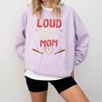 Loud Proud Baseball Mom Comfort Colors Sweatshirt Crimson Loud Proud Baseball Mom Comfort Colors Sweatshirt Crimson