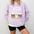 Loud And Proud Baseball Mom Messy Bun 2024 Premium Comfort Colors Sweatshirt Crimson Loud And Proud Baseball Mom Messy Bun 2024 Premium Comfort Colors Sweatshirt Crimson