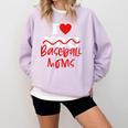 I Love Baseball Moms Comfort Colors Sweatshirt Crimson I Love Baseball Moms Comfort Colors Sweatshirt Crimson
