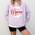 Mama Baseball Mom Comfort Colors Sweatshirt Crimson Mama Baseball Mom Comfort Colors Sweatshirt Crimson