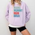 Mama Mommy Mom Bruh Baseball Mom Lover Mother's Day Comfort Colors Sweatshirt Crimson Mama Mommy Mom Bruh Baseball Mom Lover Mother's Day Comfort Colors Sweatshirt Crimson