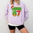 Mason 67 Christmas Ice Cream Drip Meme Six Seven Baseball Comfort Colors Sweatshirt Crimson Mason 67 Christmas Ice Cream Drip Meme Six Seven Baseball Comfort Colors Sweatshirt Crimson