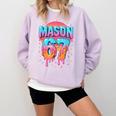 Mason 67 Costume Ice Cream Baseball Drip 6 7 Meme Six Seven Comfort Colors Sweatshirt Crimson Mason 67 Costume Ice Cream Baseball Drip 6 7 Meme Six Seven Comfort Colors Sweatshirt Crimson