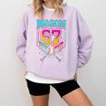 Mason 67 Ice Cream Drip Baseball Ice Cream Drip Comfort Colors Sweatshirt Crimson Mason 67 Ice Cream Drip Baseball Ice Cream Drip Comfort Colors Sweatshirt Crimson