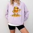 Melting Baseball Mascot Slugger Bat Cap Cartoon Comfort Colors Sweatshirt Crimson Melting Baseball Mascot Slugger Bat Cap Cartoon Comfort Colors Sweatshirt Crimson