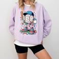 Melting Slime Sprinkle Baseball Mascot With Bat Comfort Colors Sweatshirt Crimson Melting Slime Sprinkle Baseball Mascot With Bat Comfort Colors Sweatshirt Crimson
