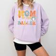 Mom Of The Birthday Baller Groovy Baseball Mom Comfort Colors Sweatshirt Crimson Mom Of The Birthday Baller Groovy Baseball Mom Comfort Colors Sweatshirt Crimson