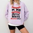 Moms Against Baseball Pants Baseball Mom Joke Comfort Colors Sweatshirt Crimson