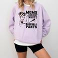 Moms Against White Baseball Pants Funny Baseball Mom Comfort Colors Sweatshirt Crimson Moms Against White Baseball Pants Funny Baseball Mom Comfort Colors Sweatshirt Crimson
