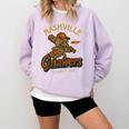 Nashville Gnawers Retro Minor League Baseball Comfort Colors Sweatshirt Crimson