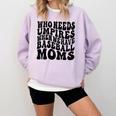 Who Needs Umpires When We Have Baseball Moms Baseball Comfort Colors Sweatshirt Crimson Who Needs Umpires When We Have Baseball Moms Baseball Comfort Colors Sweatshirt Crimson