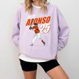 Pete Alonso Baltimore Baseball Players MLBPAL201M Comfort Colors Sweatshirt Crimson Pete Alonso Baltimore Baseball Players MLBPAL201M Comfort Colors Sweatshirt Crimson